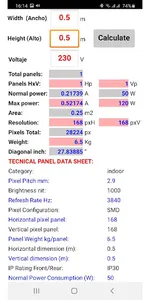 Led Screen Rental Calculator screenshot 2