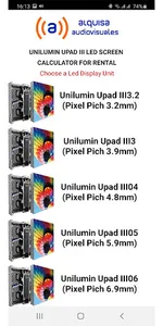 Led Screen Rental Calculator screenshot 3