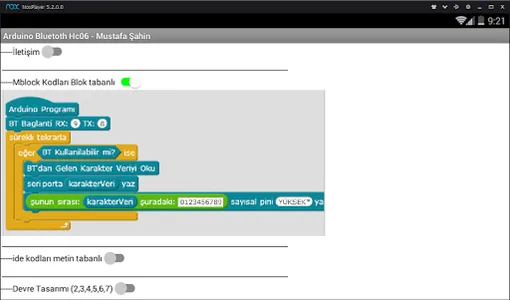 Telefon ile arduino kontrol hc screenshot 6