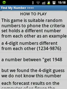 Find My Number ++++ screenshot 3