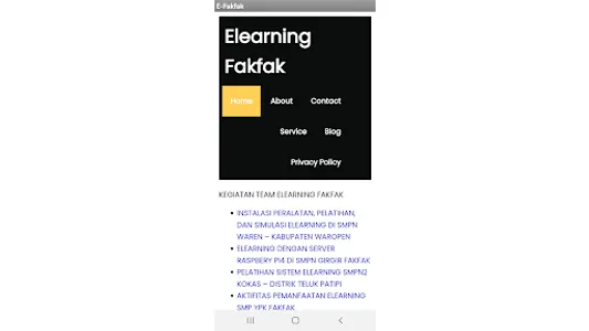 FAKFAK ELEARNING screenshot 12