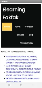 FAKFAK ELEARNING screenshot 8