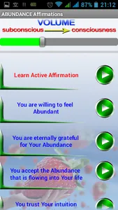 ABUNDANCE Affirmations screenshot 1