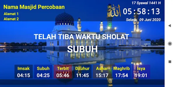Prayer Times on TV - JWS NOOR screenshot 3