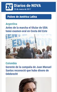 Diarios de NOVA screenshot 1
