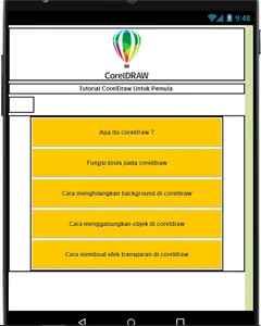 SINAU CORELDRAW screenshot 1