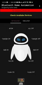 Bluetooth Home Automation screenshot 2