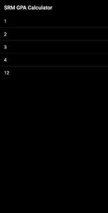 SRM GPA Calculator screenshot 2
