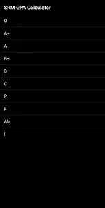 SRM GPA Calculator screenshot 3