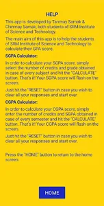 SRM GPA Calculator screenshot 7