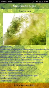 Useful Algae & their Applicati screenshot 0