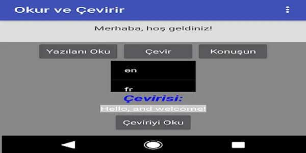 Oku ve Çevir screenshot 2