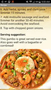 Cajun Seafood Gumbo Recipe (Lo screenshot 6