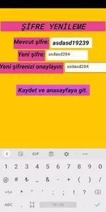 Estetik Şifreli Not Defteri screenshot 2