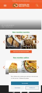 Partages tes recettes saines screenshot 0
