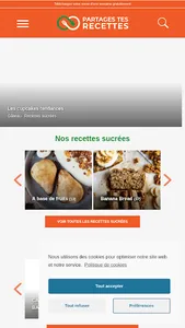 Partages tes recettes saines screenshot 1