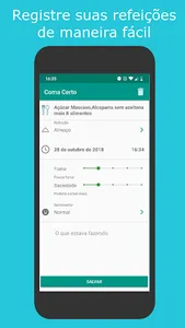 Diário Alimentar - Coma Certo screenshot 1