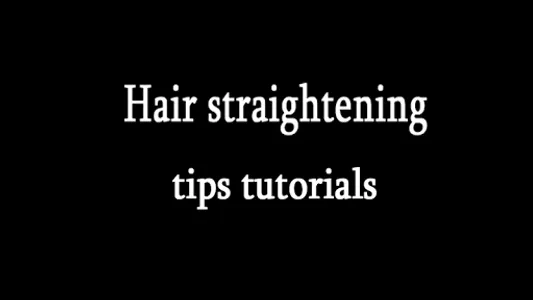 Hair straightening tips – vide screenshot 2