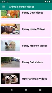 Animals Funny Videos Collectio screenshot 2