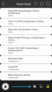 Burkina Faso Radio FM AM Music screenshot 2