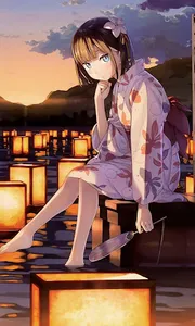 Kimono Anime Wallpapers screenshot 1