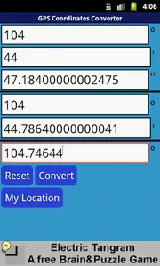 GPS Coordinates Converter screenshot 2