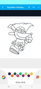 Dog Man Coloring Book screenshot 4
