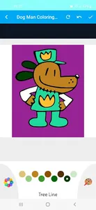 Dog Man Coloring Book screenshot 5