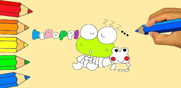Keroppi Coloring Book screenshot 0