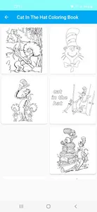 Cat in The Hat Coloring Book screenshot 1