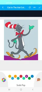 Cat in The Hat Coloring Book screenshot 5