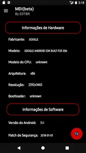 MDI(My Device Information) screenshot 1