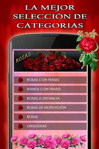 colored roses with phrases to  screenshot 1