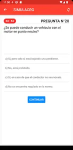 Simulacro A1 MTC screenshot 1