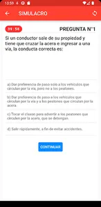 Simulacro A1 MTC screenshot 2