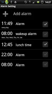 ALARM WORLD QLOCK LWP RubyRed screenshot 10