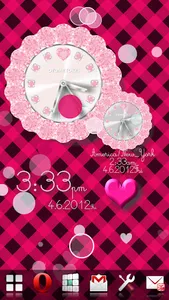 ALARM WORLD QLOCK BabyPink LWP screenshot 12