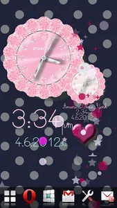 ALARM WORLD QLOCK BabyPink LWP screenshot 14