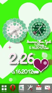 CUTE WORLD ALARM QLOCK Green screenshot 15