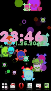 Skull Flow!Live Wallpaper screenshot 0