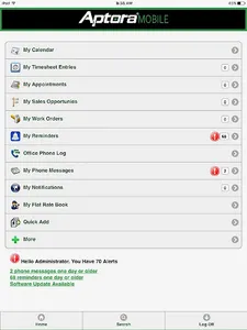 Aptora Mobile II screenshot 14
