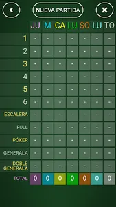 Anotador Generala screenshot 3