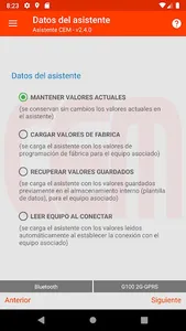 Asistente CEM screenshot 2