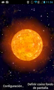 Solar Flare Live Wallpaper screenshot 2