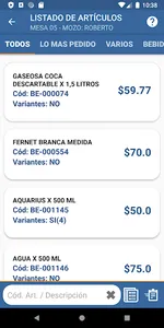 Pracsys SmartOrder Móvil screenshot 3