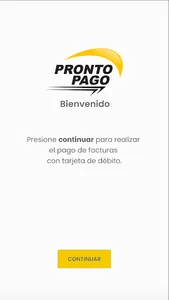 Pronto Pago Débito Móvil screenshot 0