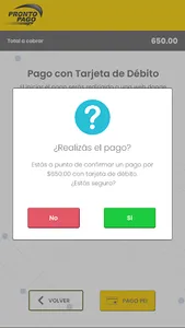 Pronto Pago Débito Móvil screenshot 4