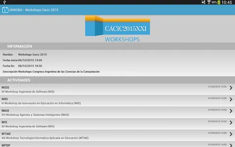 UNNOBA Eventos screenshot 6