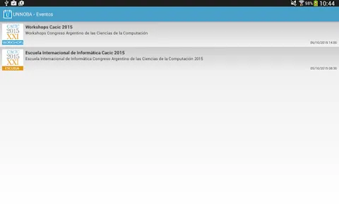 UNNOBA Eventos screenshot 9
