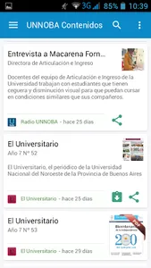 UNNOBA Contenidos screenshot 1
